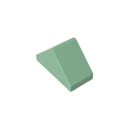 Gobricks,Slope 45° 2 x 1 Double with Ovoid Bottom Pin,3044b,3044,3044a,3044c