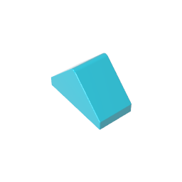 Gobricks,Slope 45° 2 x 1 Double with Ovoid Bottom Pin,3044b,3044,3044a,3044c