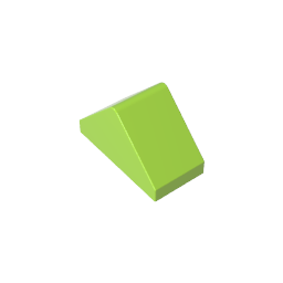 Gobricks,Slope 45° 2 x 1 Double with Ovoid Bottom Pin,3044b,3044,3044a,3044c