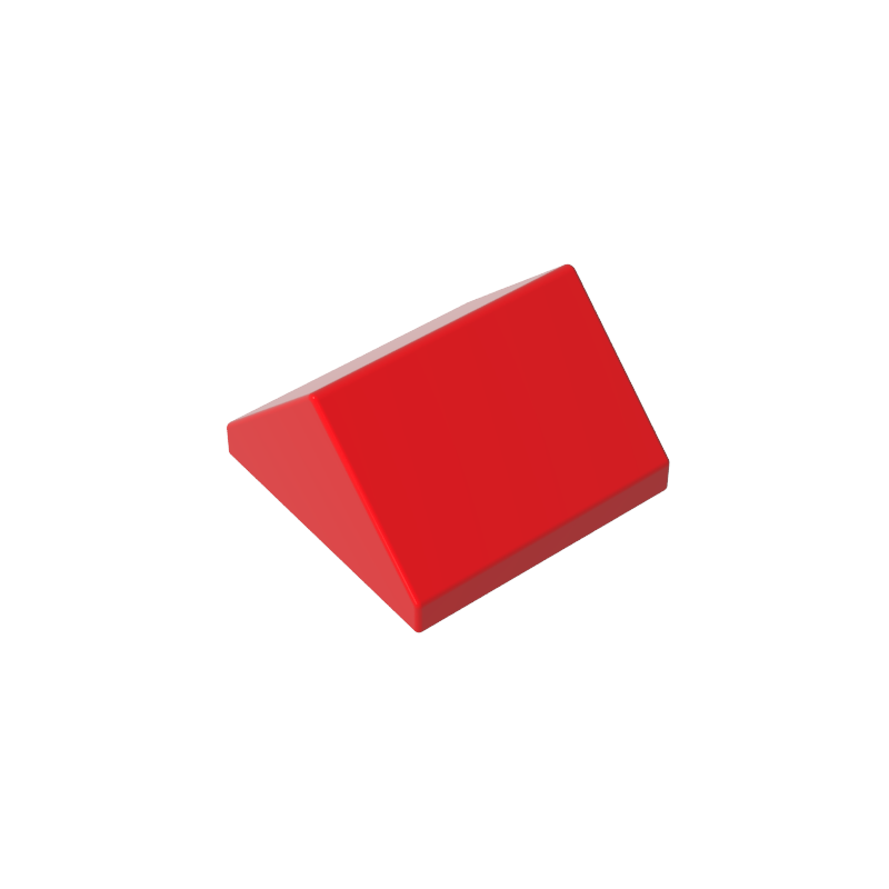 Gobricks,Slope 45° 2 x 2 Double,3043