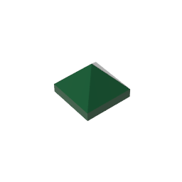 Gobricks,Slope 45° 1 x 1 x 2/3 Quadruple Convex,22388,35343,35344
