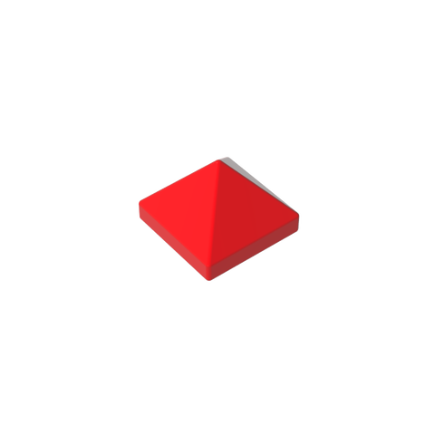 Gobricks,Slope 45° 1 x 1 x 2/3 Quadruple Convex,22388,35343,35344