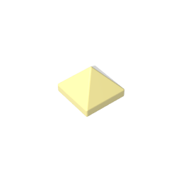 Gobricks,Slope 45° 1 x 1 x 2/3 Quadruple Convex,22388,35343,35344