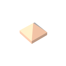 Gobricks,Slope 45° 1 x 1 x 2/3 Quadruple Convex,22388,35343,35344