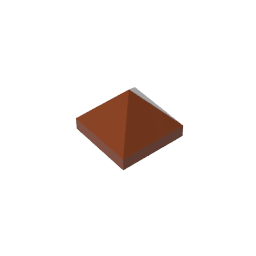 Gobricks,Slope 45° 1 x 1 x 2/3 Quadruple Convex,22388,35343,35344