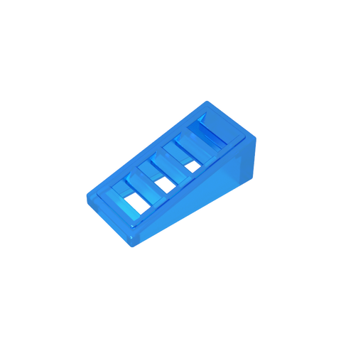 Gobricks,Slope 18° 2 x 1 x 2/3 with 4 Slots,61409,18863,67119,61409b