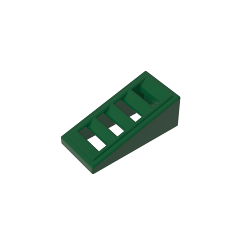 Gobricks,Slope 18° 2 x 1 x 2/3 with 4 Slots,61409,18863,67119,61409b