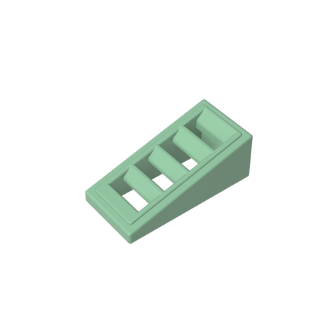 Gobricks,Slope 18° 2 x 1 x 2/3 with 4 Slots,61409,18863,67119,61409b