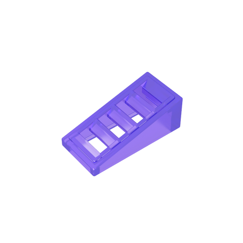 Gobricks,Slope 18° 2 x 1 x 2/3 with 4 Slots,61409,18863,67119,61409b