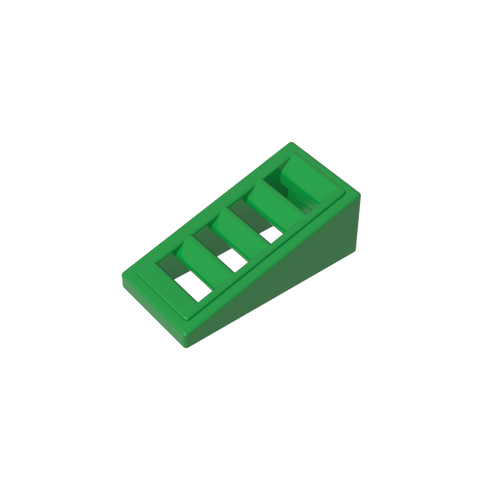 Gobricks,Slope 18° 2 x 1 x 2/3 with 4 Slots,61409,18863,67119,61409b