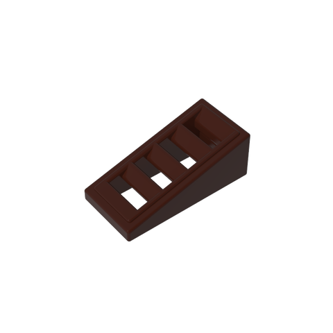 Gobricks,Slope 18° 2 x 1 x 2/3 with 4 Slots,61409,18863,67119,61409b