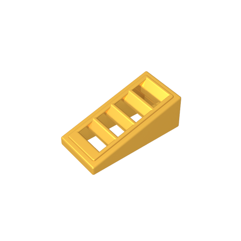 Gobricks,Slope 18° 2 x 1 x 2/3 with 4 Slots,61409,18863,67119,61409b
