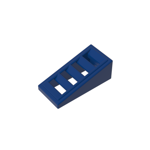 Gobricks,Slope 18° 2 x 1 x 2/3 with 4 Slots,61409,18863,67119,61409b