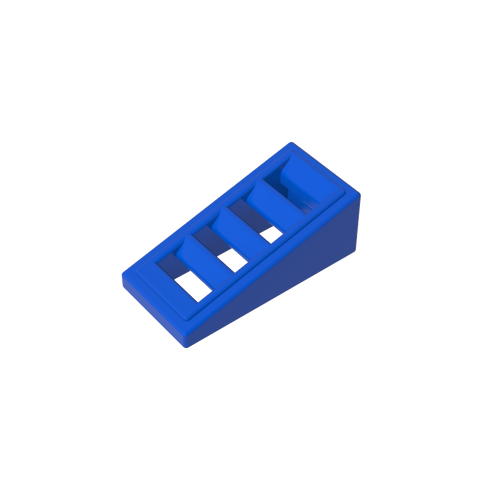 Gobricks,Slope 18° 2 x 1 x 2/3 with 4 Slots,61409,18863,67119,61409b