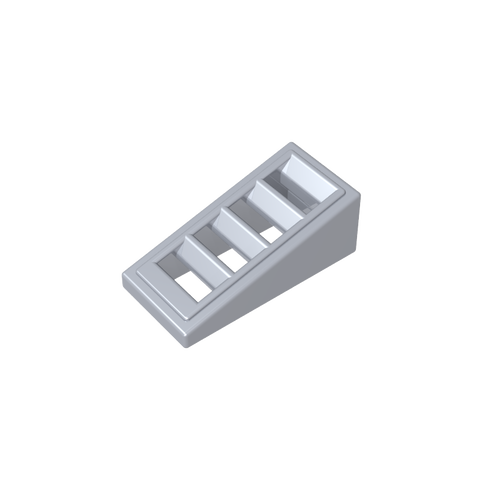 Gobricks,Slope 18° 2 x 1 x 2/3 with 4 Slots,61409,18863,67119,61409b