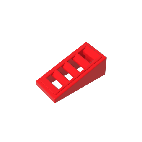 Gobricks,Slope 18° 2 x 1 x 2/3 with 4 Slots,61409,18863,67119,61409b