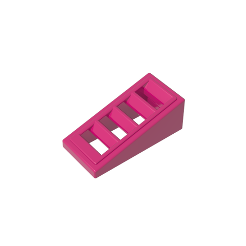 Gobricks,Slope 18° 2 x 1 x 2/3 with 4 Slots,61409,18863,67119,61409b