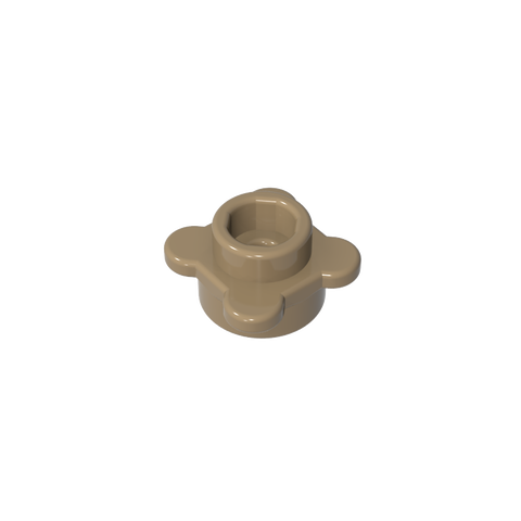 Gobricks,Plant, Flower, Plate Round 1 x 1 with 4 Petals,33291