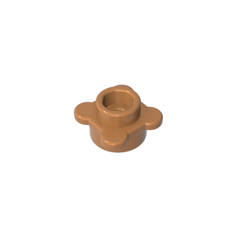 Gobricks,Plant, Flower, Plate Round 1 x 1 with 4 Petals,33291