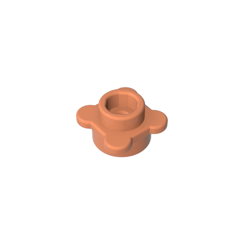 Gobricks,Plant, Flower, Plate Round 1 x 1 with 4 Petals,33291