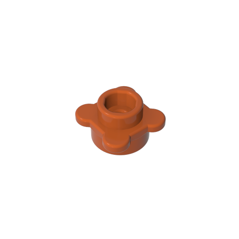 Gobricks,Plant, Flower, Plate Round 1 x 1 with 4 Petals,33291