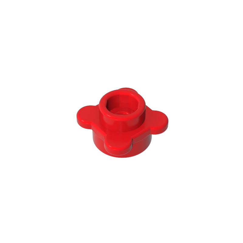 Gobricks,Plant, Flower, Plate Round 1 x 1 with 4 Petals,33291