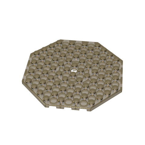 Gobricks,Plate Special 10 x 10 Octagonal with Hole,89523