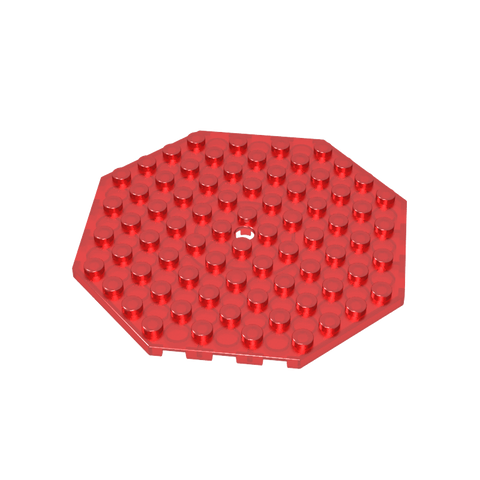 Gobricks,Plate Special 10 x 10 Octagonal with Hole,89523