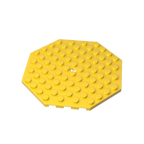 Gobricks,Plate Special 10 x 10 Octagonal with Hole,89523