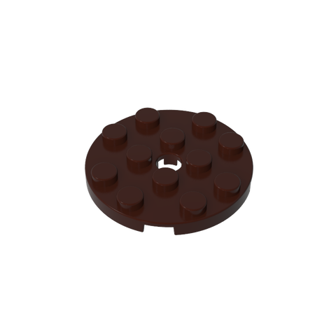 Gobricks,Plate Round 4 x 4 with Pin Hole,60474