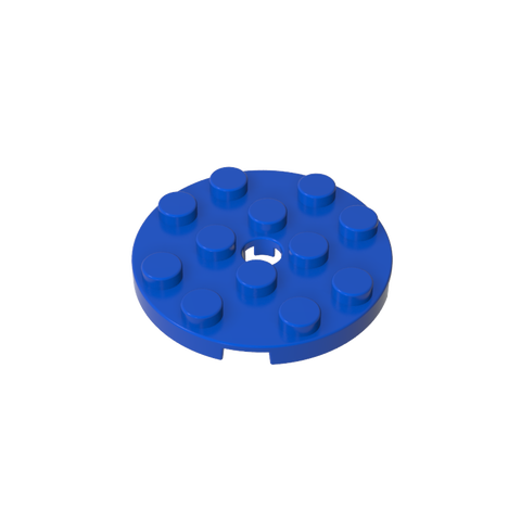 Gobricks,Plate Round 4 x 4 with Pin Hole,60474