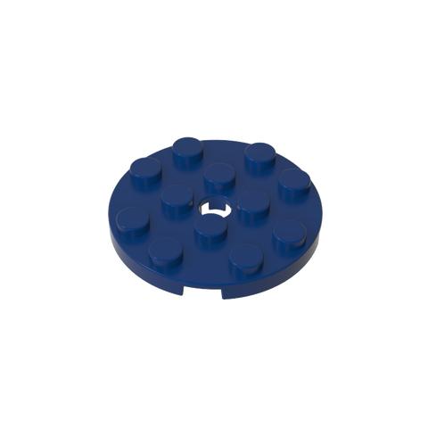 Gobricks,Plate Round 4 x 4 with Pin Hole,60474