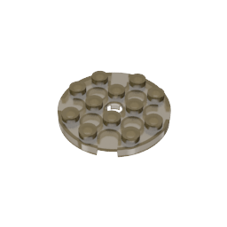 Gobricks,Plate Round 4 x 4 with Pin Hole,60474