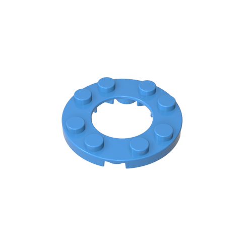 Gobricks,Plate Round 4 x 4 with 2 x 2 Hole,11833,28620,29337