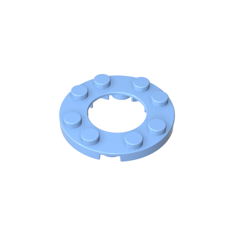 Gobricks,Plate Round 4 x 4 with 2 x 2 Hole,11833,28620,29337