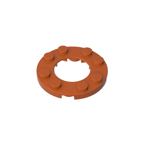 Gobricks,Plate Round 4 x 4 with 2 x 2 Hole,11833,28620,29337