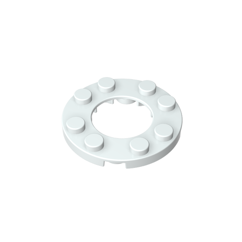 Gobricks,Plate Round 4 x 4 with 2 x 2 Hole,11833,28620,29337