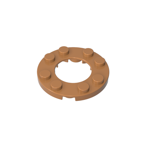 Gobricks,Plate Round 4 x 4 with 2 x 2 Hole,11833,28620,29337
