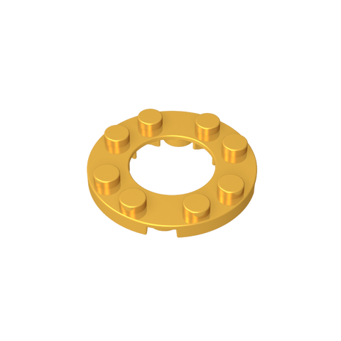 Gobricks,Plate Round 4 x 4 with 2 x 2 Hole,11833,28620,29337
