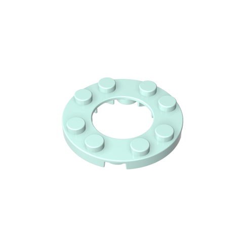 Gobricks,Plate Round 4 x 4 with 2 x 2 Hole,11833,28620,29337