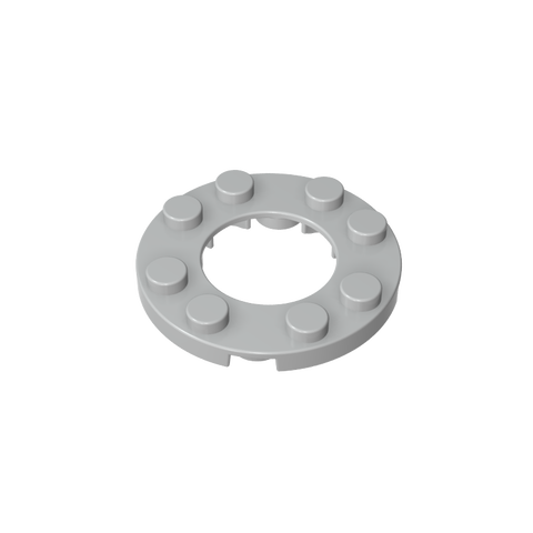 Gobricks,Plate Round 4 x 4 with 2 x 2 Hole,11833,28620,29337