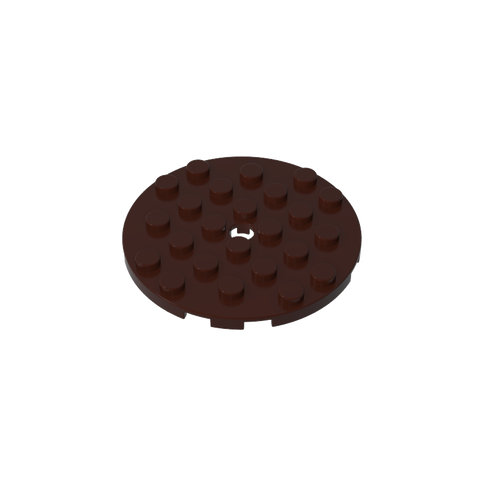 Gobricks,Plate Round 6 x 6 with Hole,11213