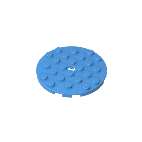 Gobricks,Plate Round 6 x 6 with Hole,11213