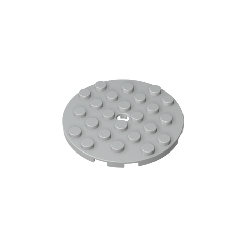 Gobricks,Plate Round 6 x 6 with Hole,11213