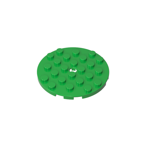Gobricks,Plate Round 6 x 6 with Hole,11213