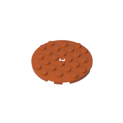 Gobricks,Plate Round 6 x 6 with Hole,11213