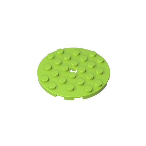 Gobricks,Plate Round 6 x 6 with Hole,11213