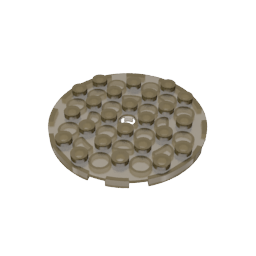 Gobricks,Plate Round 6 x 6 with Hole,11213