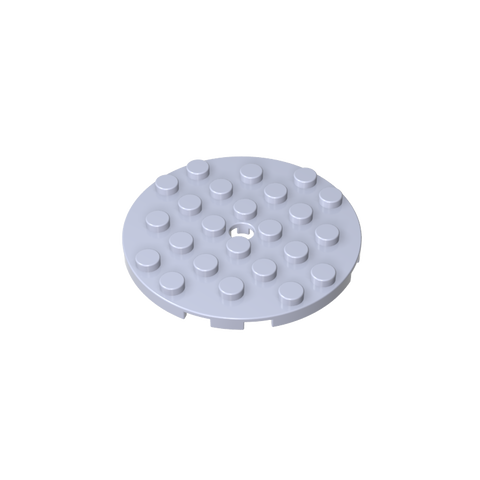 Gobricks,Plate Round 6 x 6 with Hole,11213