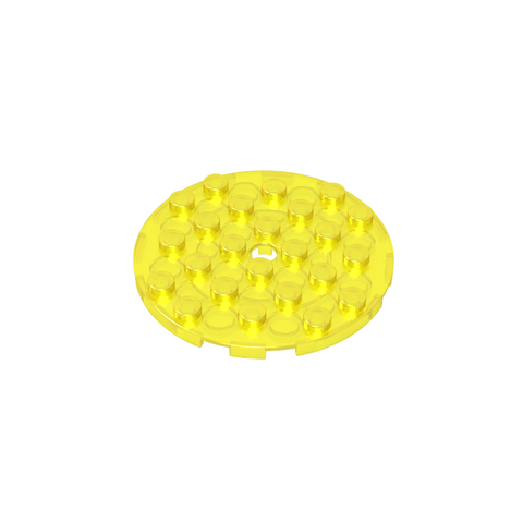 Gobricks,Plate Round 6 x 6 with Hole,11213